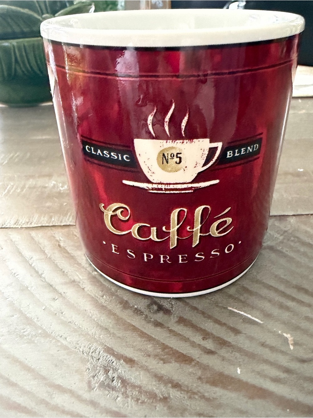 Sakura Red Caffé Espresso Ceramic Coffee cup